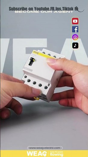 💫💯How to Manually Reset a Manual Contactor.🗯️👍😘#ModularContactors #DINRailContactors