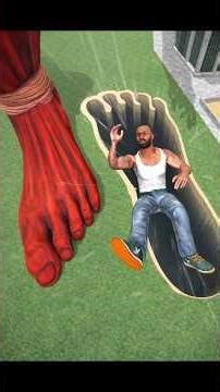 Franklin Fall in Titan Footprint - indian bike driving 3d #shorts