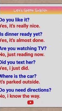 How to speak English fluently/❤️Daily use english question answers practice#dailyuseenglishsentences