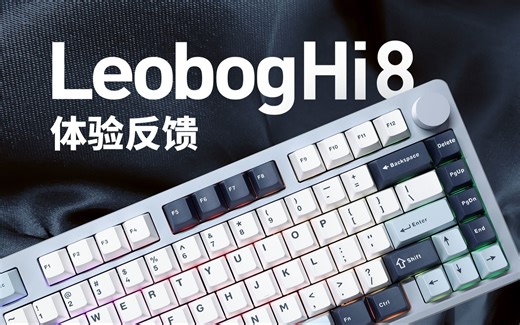 [抽键盘]Leobog hi8 悔恨之泪!早知道还是hi8 | 延迟测试 | 瓦蓝陨灰 | 兰博轴