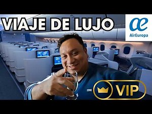 This is what it's like to fly in Air Europa's BUSINESS CLASS: Review, Seat and VIP Lounge! 🥂