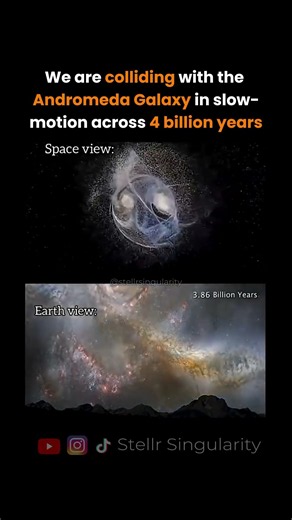 Your View When We Collide With Andromeda Galaxy