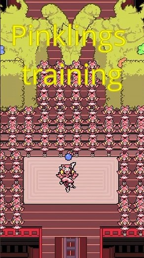 Pinklings training to fight the Knight | Deltarune chapter 5 Pink | Sprite animation