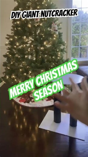 DIY giant nutcracker