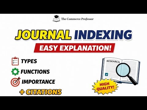 Journal Indexing Explained in Simple Words 📚 | Types, Functions & Importance
