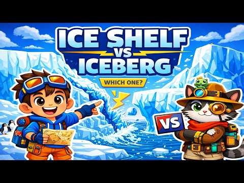 Antarctica for Kids. Ice Shelves & Icebergs Explained. Fun Science Adventure|Atlas&Compi Adventures