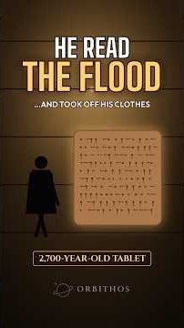 He Read a 2,700-Year-Old Flood Story… and Took Off His Clothes 📜