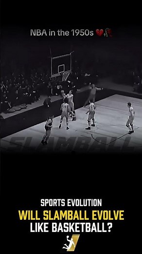 THEN VS NOW: EARLY BASKETBALL VS. EARLY SLAMBALL 🚀 #basketball #explore #basketballjunkie