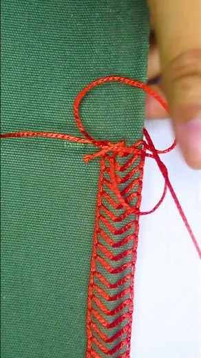 Beautiful viral border lace embroidery design 😍 Part-2 #diy #tutorial #embroidery