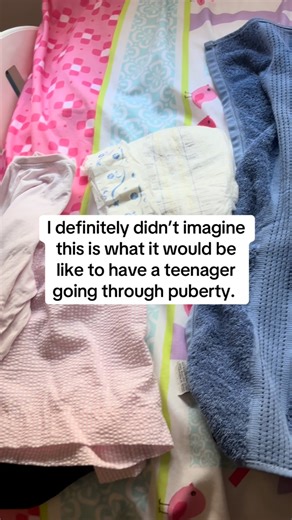 Jade | Somatic Healing for Special Needs Mums on Instagram: "This is not the puberty talk I imagined having. Pyjamas, a nappy, a pad… and lots of “oww” Parenting a teen with additional needs means rewriting every script you thought you’d follow. It’s messy. It’s tender. And it’s very real. #severeautism #profoundautism #autism #specialneeds #nonverbalautism"