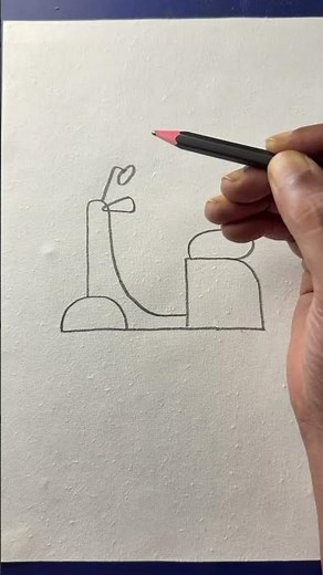 How to draw a motorcycle