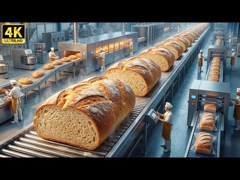 Inside a Bread Factory: How It’s Made at High-Speed, From Wheat Grain to Wrapped Loaf