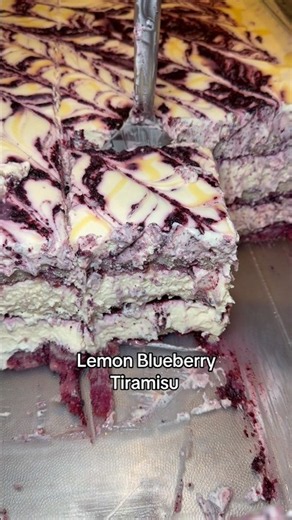 Lemon Blueberry Tiramisu #303inthecut #lasvegasfood #tiramisu #dessert