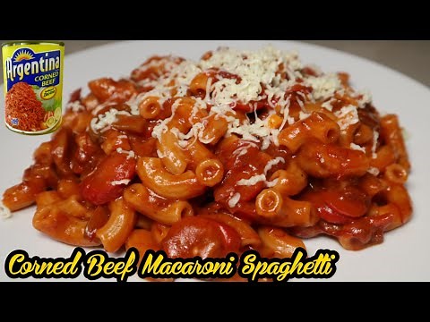 Corned Beef Macaroni Spaghetti || Easy and Yummy Recipe || Filipino Style