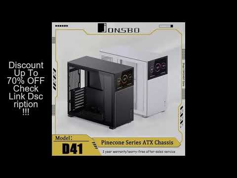 JONSBO Pinecone D41 Computer Case ATX Version MATX Glass Side Translucent Desktop 360 Water-Cooled M