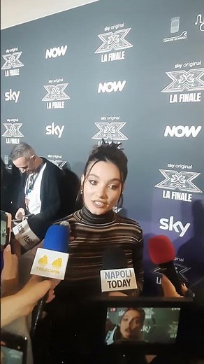 Mariasole Pollio a Napoli per la finale di X Factor 2025 #concert #interview #napoli