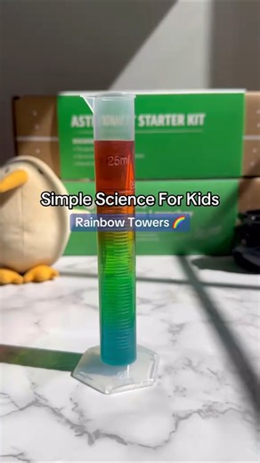 Simple Science - Easy Rainbow Density Tower