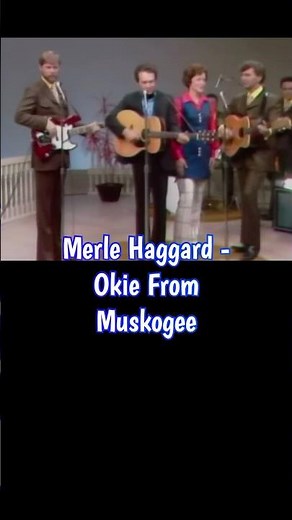 Merle Haggard - Okie From Muskogee (Lyrics) #countrymusic #60smusic #songlyrics