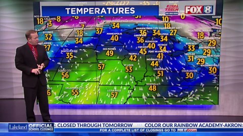 Forecast: Warm and windy before temps drop again