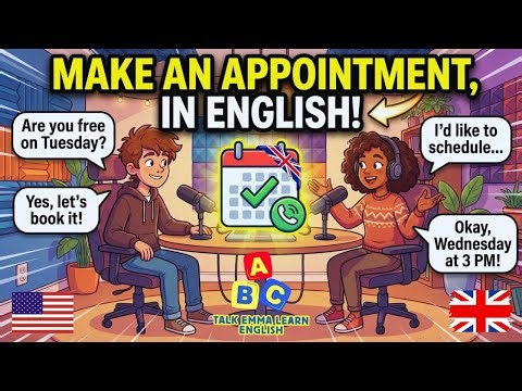 MAKING AN APPOINTMENT in English – Common Phrases You Must Know | ENFLISH CONVERSATION PRACTICE