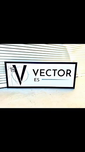 Super Thankful for the brilliant minds over at Vector ES who had us turn their logo into a wood sign for their office space! . . . . #freckle_barn #customsign #engravedofficedecor #officesignage #vectoremployeesolutions | Freckle Barn