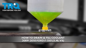 How to Drain  Fill Coolant 2009-2014 Ford F-150