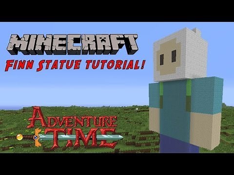 Minecraft Tutorial: Finn (Adventure Time) Statue