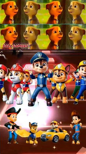 Paw Patrol Scary Chase vs Ryder vs Marshall x Coffin Dance Tiles Hop EDM Rush _tileshop #shortsfeed