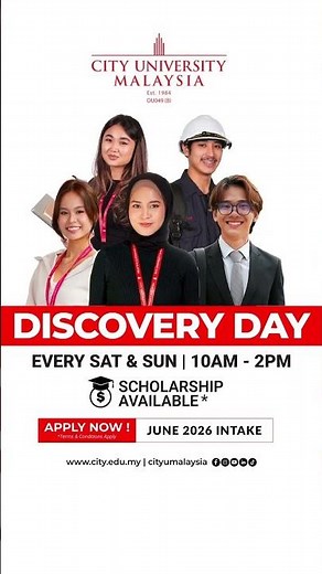 Now the real question is… who’s your dream university? 👀 Come find out at CityU ✨