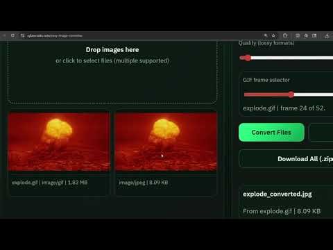 Easy free image converter online browser based and private