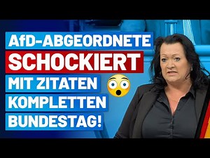 Birgit Bessin doesn't mince words and speaks plainly! - AfD parliamentary group in the Bundestag