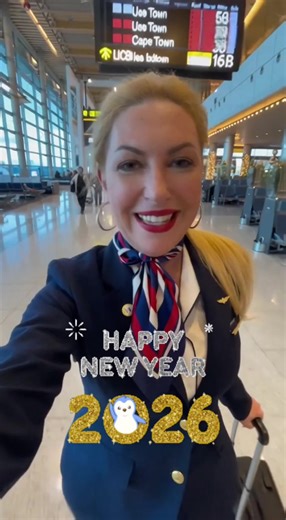 ✨✈️ Happy New Year 2026 to Future & Current Flight Attendants! ✨✈️ If becoming a flight attendant is on your vision board this year — this is YOUR year. New goals. New wings. New destinations. I’ll see you all in the friendly skies in 2026 💙 Dream it. Apply for it. Fly into it. 🎉✈️✨ TikTok Hashtags: #FutureFlightAttendant #FlightAttendantLife #CabinCrewDreams #NewYear2026 #AviationGoals