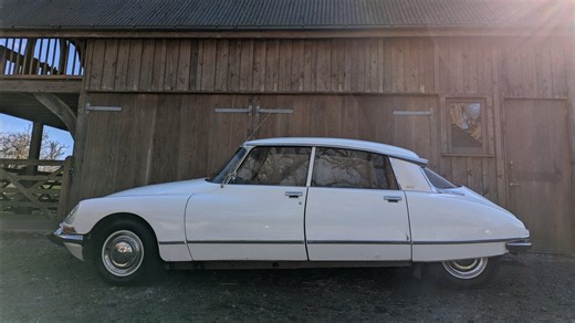 1973 Citroen DS White Manual, 5 speed Right Hand Drive in...