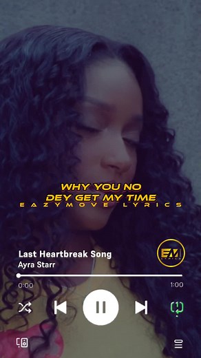 Last Heartbreak Song Lyrics by Ayra Starr