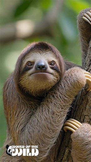 The Slowest Mammels on Earth introducing the Sloth #sloth #slothsoftiktok #mammals #worldofthewild