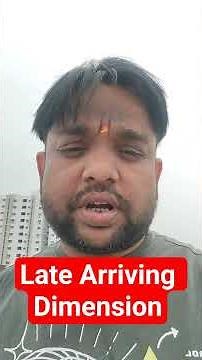 what is late arriving dimension or early fact table data modelling interview question. #datamodeler