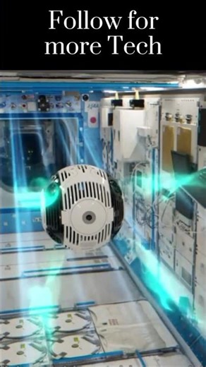 Flying Space Robot That Never Touches the Ground