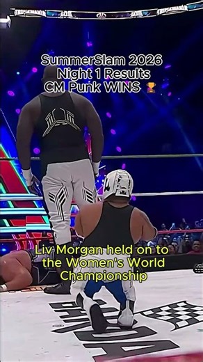 SummerSlam 2026 Night 1 Results — CM Punk WINS 🏆 #thedailyreel #inspiring #uknews