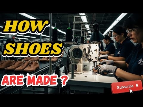 How Shoes Are Made in Factory 🏭 Step-by-Step Shoe Manufacturing Process