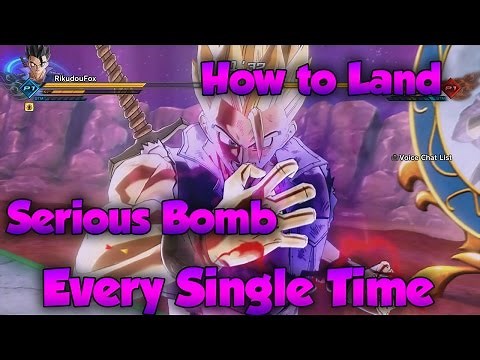 Serious Bomb! How to use Serious Bomb! Guaranteed Hits! - Dragon Ball Xenoverse 2