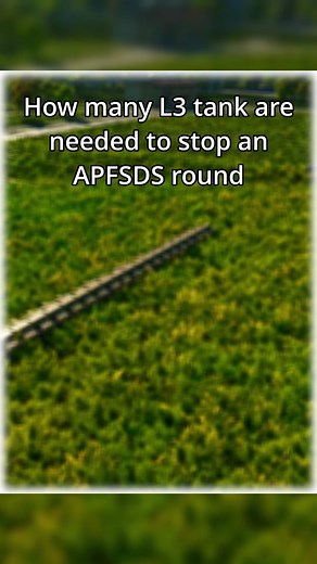 Stopping an APFSDS Round with L3 Tanks in War Thunder