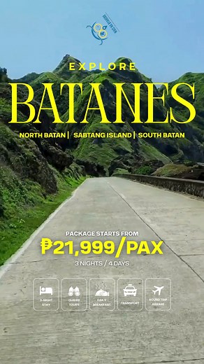 2.2K views · 15 comments |  Batanes Trip for Only ₱21,999!  All-inclusive 4D3N adventure—no stress, just epic views!   Grab your slot now and make your Batanes dream a reality! Promo by WAIS NA BYAHERO. ✈️ #WiseTravels #waisnabyahero #Batanes #tourpackages #promo #BatanesPhilippines #TravelandTours #batanestour #DMUsNow | Wais na Byahero | Facebook