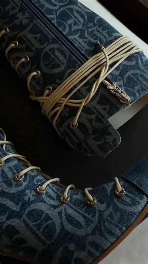 MJ Gray on Instagram: "Every girl needs a good pair of denim boots honey #chromehearts #chromeheartsjeans #denimboots #unboxingreel"