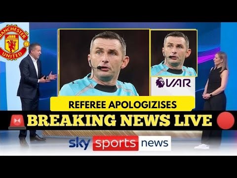 FIFA ORDERED: REFEREE APOLOGIZISES FOLLOWING CONTROVERSIAL OFFICIATING AT OLD TRAFFORD