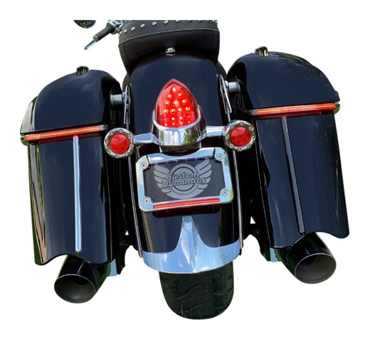 The Indian Larry Twisted Frame Chopper | J&P Custom Motorcycle Builds