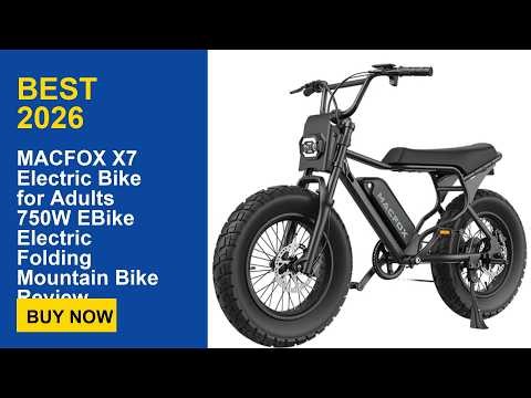 MACFOX X7 Electric Bike for Adults 750W EBike Electric Folding Mountain Bike Review