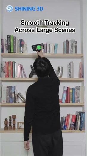EinScan Rigil Lite——Scan Large Bookshelf