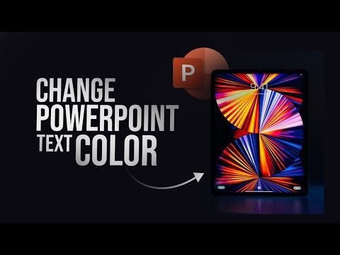 How to Change the Color of Your Text on Powerpoint on iPad (explained)