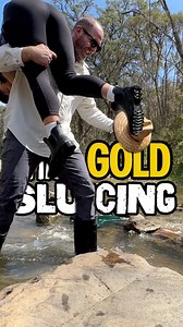 Yabbie pump to river sluice. Chloe catches gold fever sluicing for gold nuggets in Australia 🇦🇺 @topfans Jhob's Gold Panning Tours Picket Gold Prospecting | Chrisundertaking