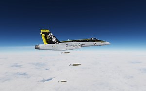 DCS WORLD F/A-18E 30海里开外投掷JDAM摧毁防空系统
